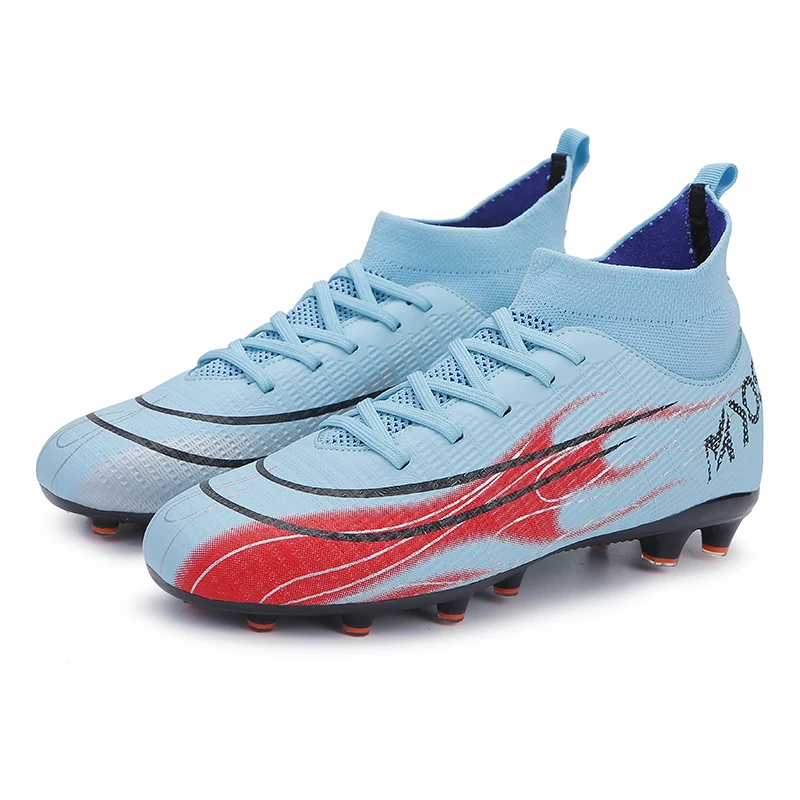 

DR.EAGLE Size 35-45 Men Boys kids Soccer Shoes Football Boots TF Hard Court Trainers Sneakers FG Grass Training Sport Footwear