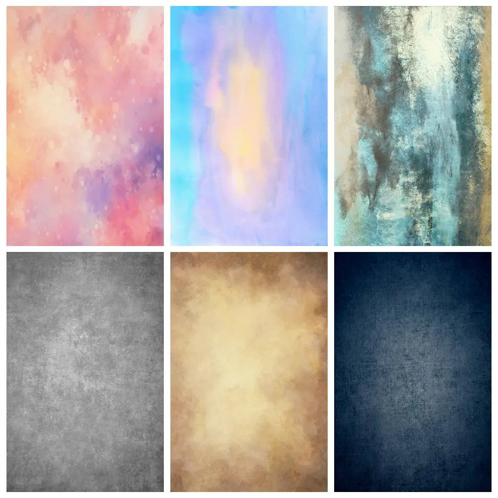 Vintage Grunge Gradient Solid Texture Photography Backdrops Custom Baby Home Decoration Ins Studio Photo Booth Backgrounds Props