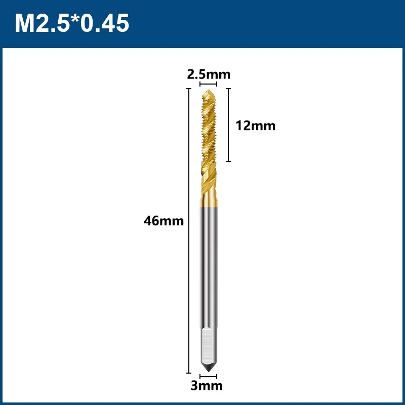 

Метчики для резьбы xcan HSS M2-M18