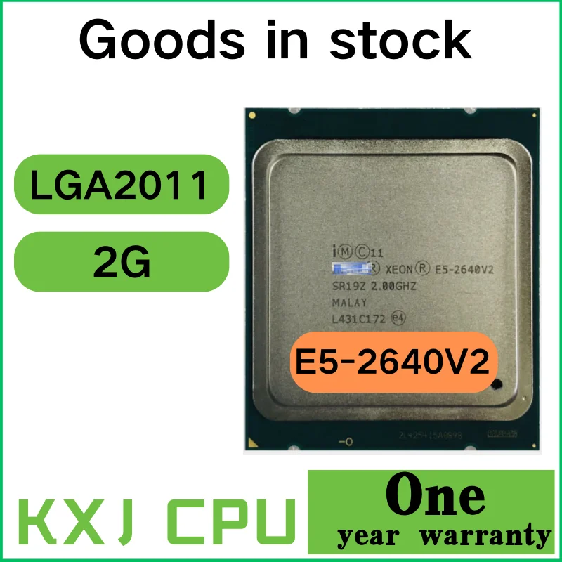 

Центральный процессор Intel Xeon E5-2640 V2, восемь ядер, ЦП LGA2011, серверный процессор E5 2640V2 E5 2640 V2, 100% нормальная работа