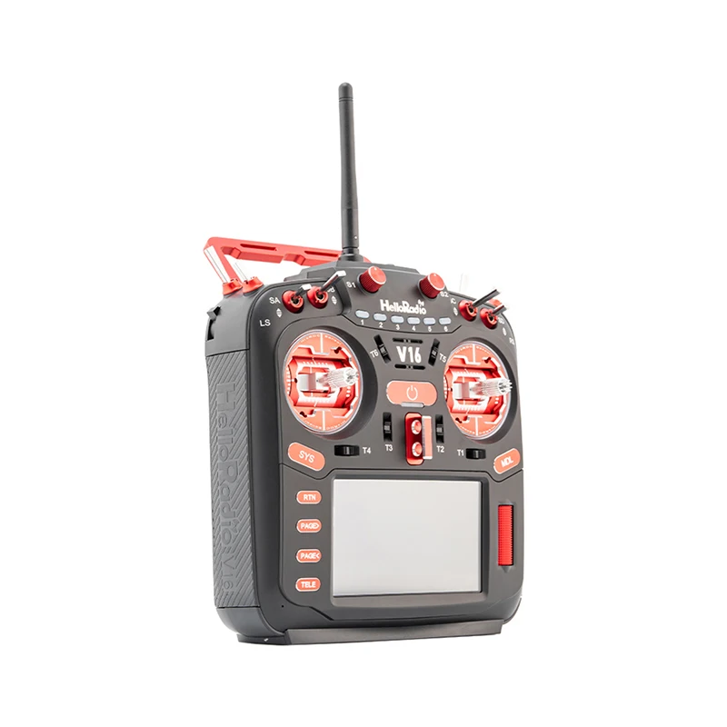 Фото HelloRadio V16R CNCMAX MAXR9 ELRS Многопротокольный передатчик Дистанционное управление EDGETX OPENTX Высокочастотная головка Сенсорный экран №5