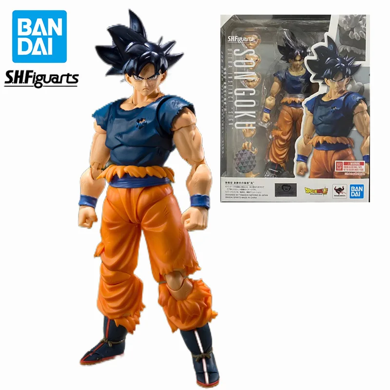 

In Stock Original Bandai SHF Dragon Ball Super Migatte No Gokui Ultra Instinct Zhao Son Goku Anime Action Figures Model Toys