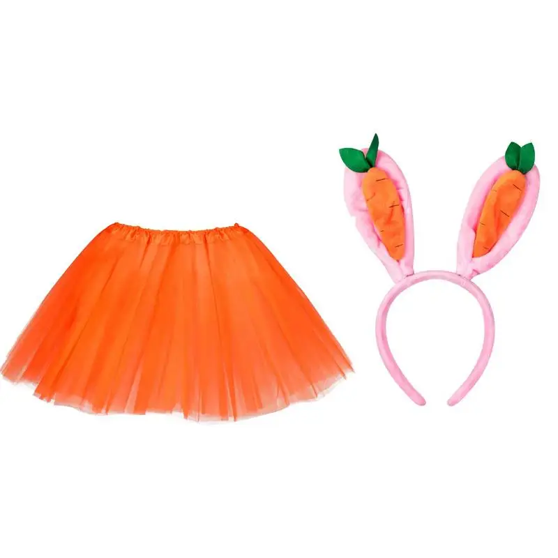 

Детский костюм зайчика, аксессуар для костюмированной вечеринки для Хэллоуина, Пасхи, моркови, аксессуары для косплея, оранжевый