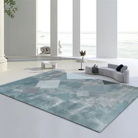 line geometric light luxury large living room carpet modern household coffee table mat bedroom bathroom anti slip rug washable