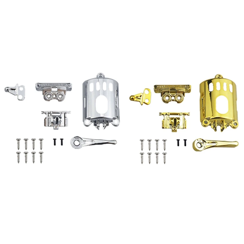 

Top Sale 2 Set Clipper Modified Shell Hair Clipper Housing Cover For Wahl Replacement Accessory 8148 8591 Kit, Silver & Golden