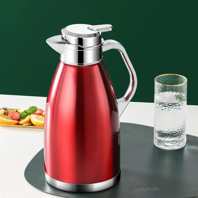 

2.3L Stainless Steel Hot Water Bottle Double-Wall Vacuum Insulated Pot Coffee Pots Thermal Tea Jug Water Kettle Flask