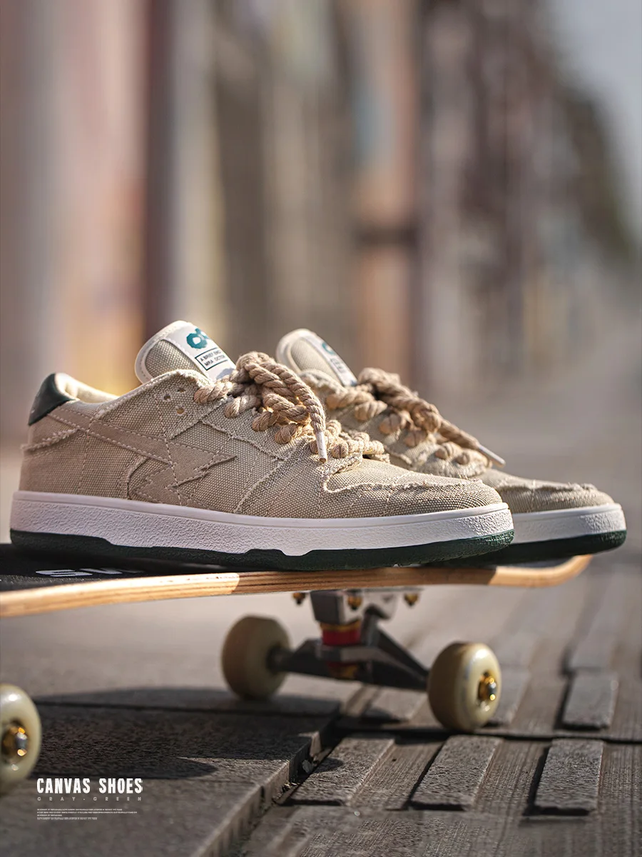 

Maden New Design Summer Breathable Skateboard Big Size Men's Casual Shoes Korean Style Skate Shoes