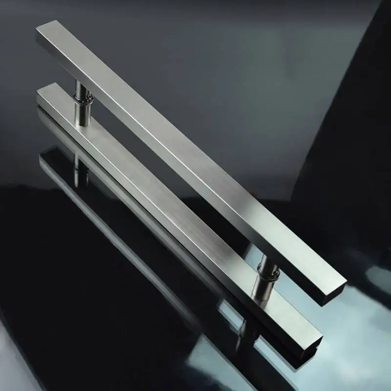 Kensharp Современные квадратные ручки H Тип Назад к задней ручке Основная дверная