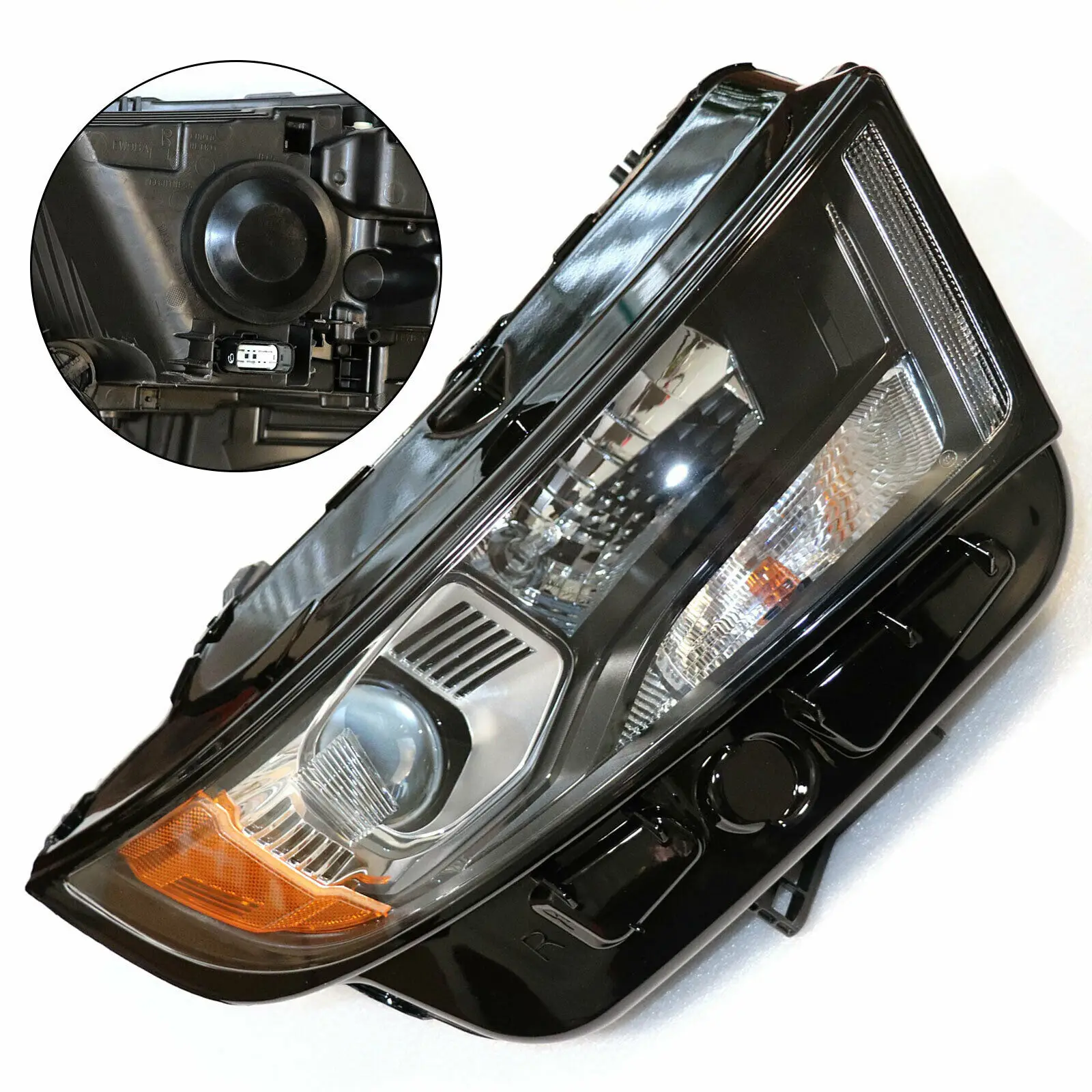 

Passenger Side Halogen Headlamp For Ford Edge 2015-2018 Projector Headlight