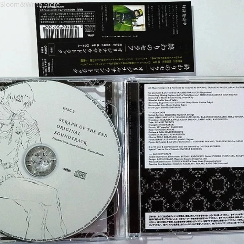 Музыкальный CD-альбом Fantasy Anime Seraph of The End Sawano Hiroyuki: Greatest Hits OST, 2 диска, для Walkman и автомобильных мультимедийных систем, в коробке (art.: 3920db85aede5) - 3920db85aede5
