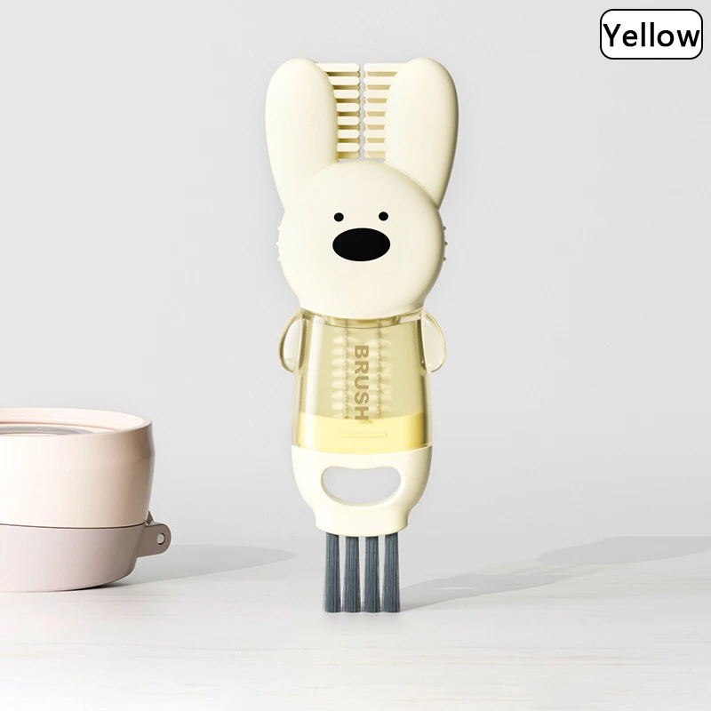 

Многофункциональная Щетка Для Чистки Детских Бутылочек 4-в-1, Силиконовый Держатель Для Стаканов