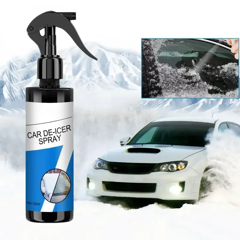 Snow Melting Spray 100ml Remover For Cars Windshield Defroster Winter Car Accessories Instantly Melts Ice And Frost