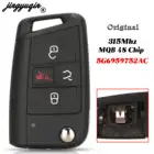 Оригинальный пульт-ключ jingyuqin для VW, Volkswagen Golf 7, 4 кнопки, 315 МГц, MQB, 48 чипов, 5G6959752AC