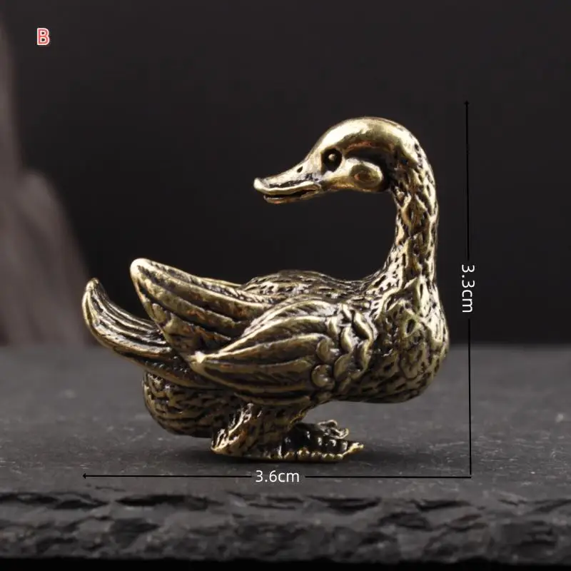 

Статуэтка винтажная утка медная PlumHOME