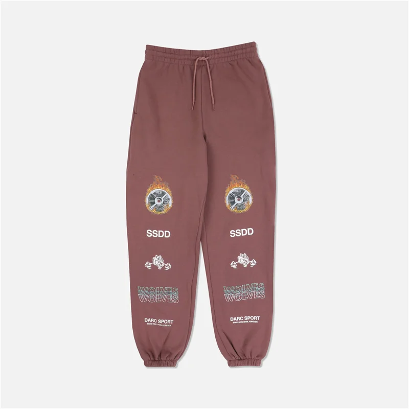 

2022 new style men's fashion trend print casual pants fitness jogging sportswear designer pants drawstring sweatpants