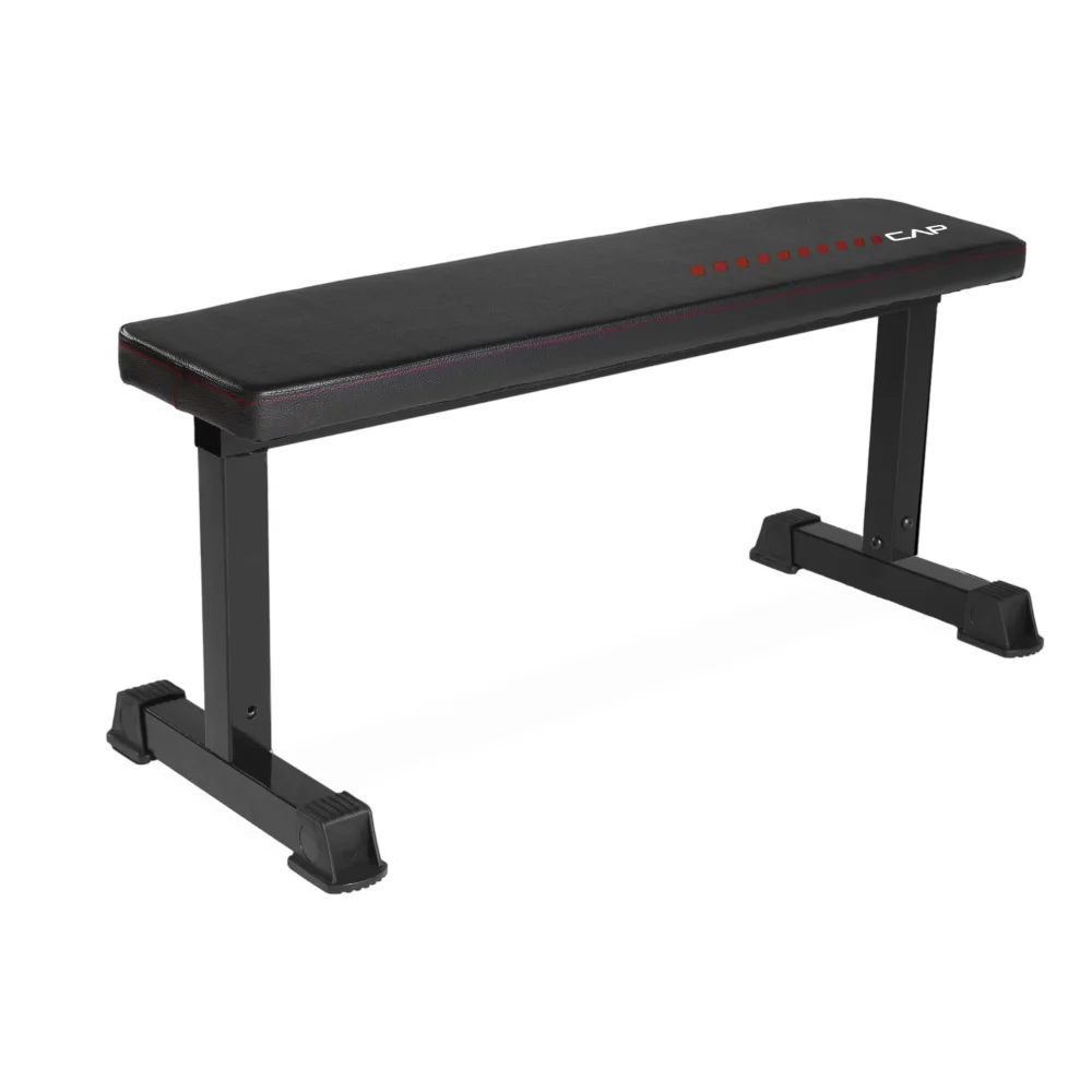 

Strength Universal Flat Weight Bench, Black Bench Press Sit Up Bench Fitness Equipment