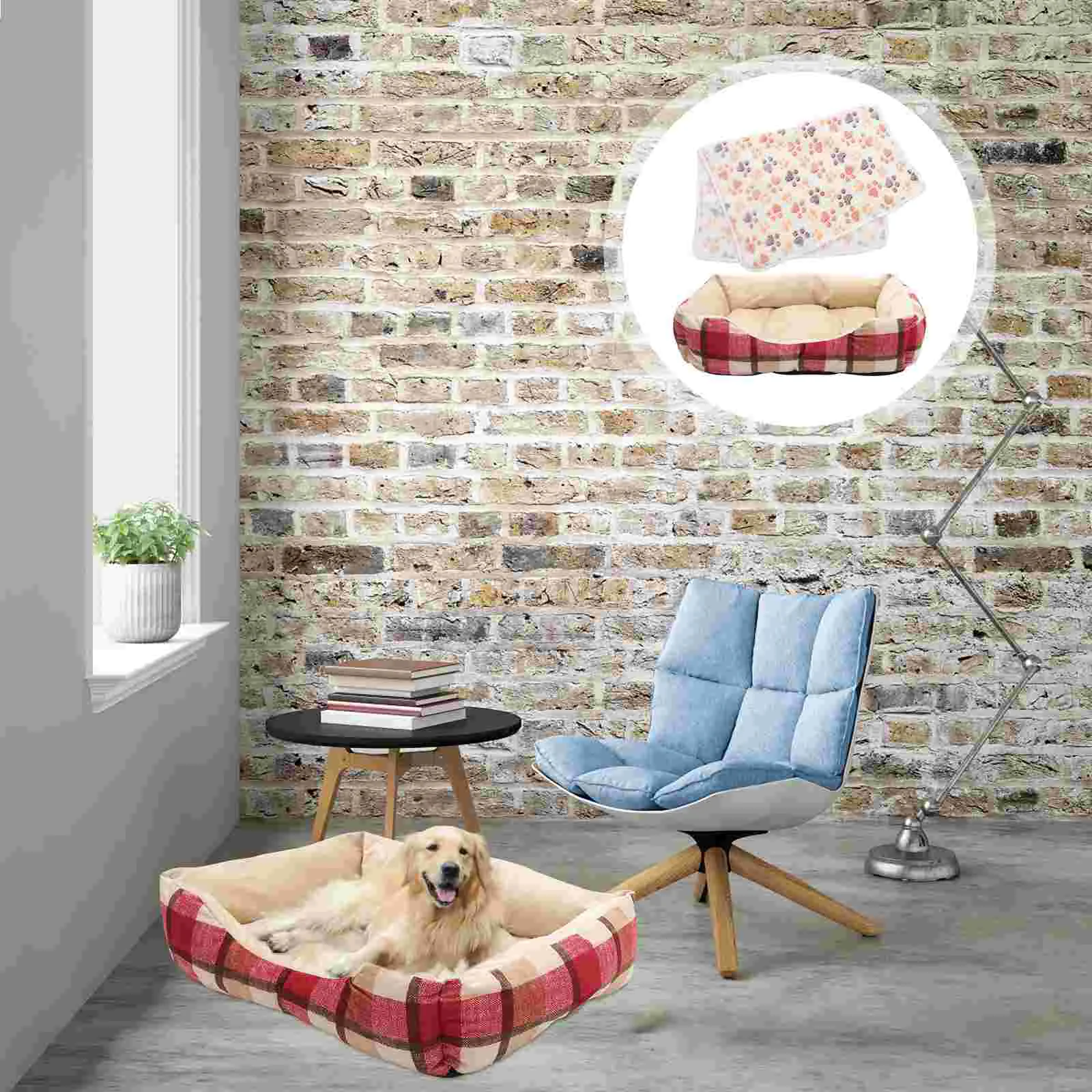 

Bed Dog Cat Pet Sleeping Christmaskennel Cotton Warm Style Sofa Plush Self Bolster Warming Cave Puppy Small House Beds Cushion