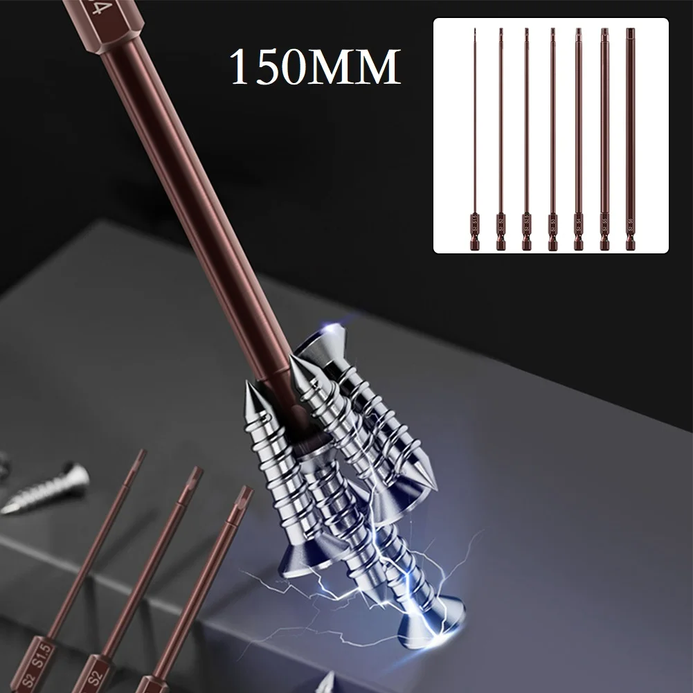 Биты для отверток с магнитной шестигранной головкой длина 150 мм электрическая