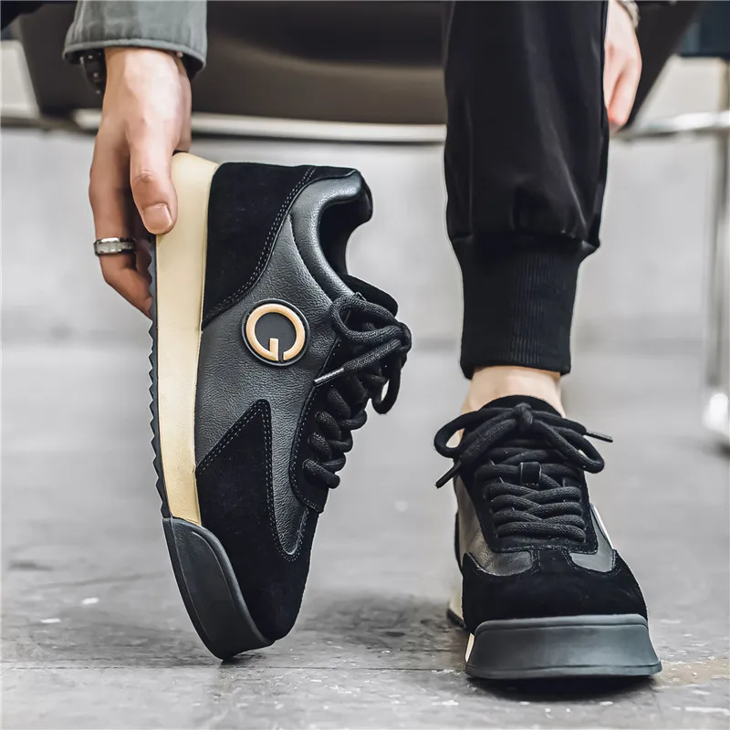 Мужская повседневная обувь новинка 2024 летняя трендовая Joker с толстой подошвой