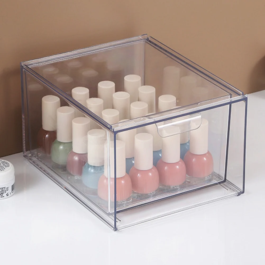 

Stackable Storage Box Bins Organization Organizing Drawers Makeup Clear Containers Plastic Organizer The Pet Sliding