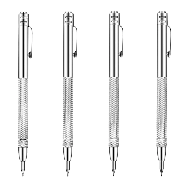 

4 Pieces Scriber Marking Tools, Metal Marking Tool Engraving Pen with Powerful Magnet Head, for Engraving and Marking