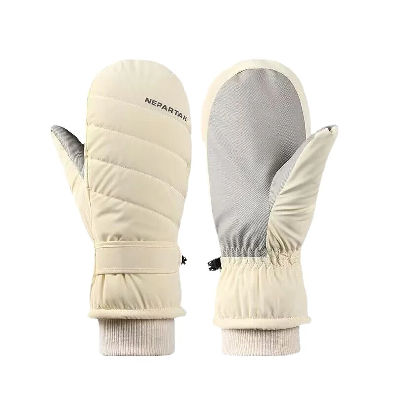 

Женские зимние перчатки для катания на лыжах с сенсорным экраном, водонепроницаемые, ветрозащитные, теплые велосипедные перчатки с плюшевой подкладкой