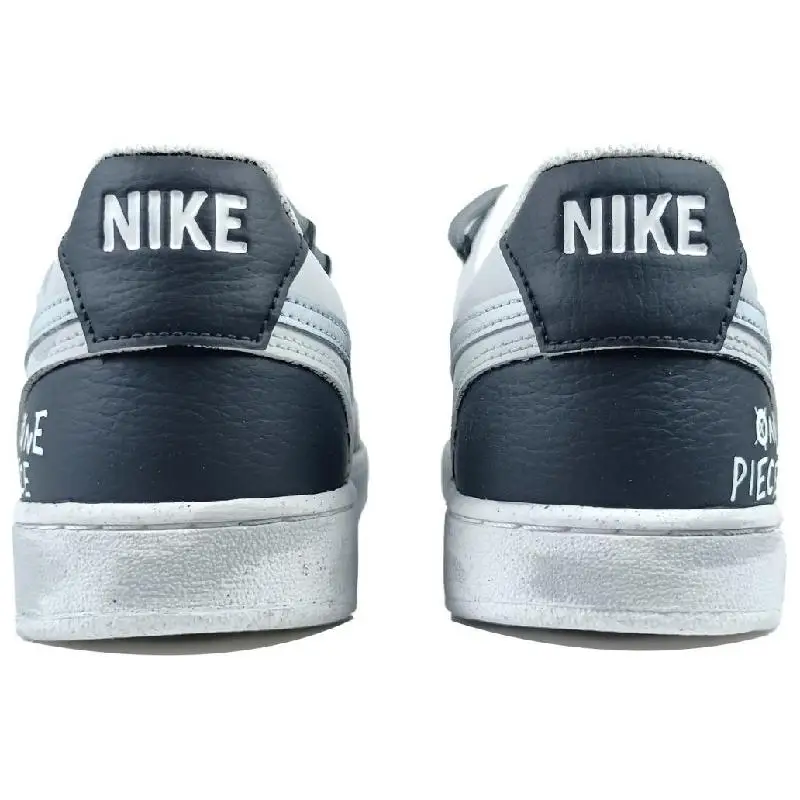 【Настроить】Nike Court Vision 1 обувь для скейтбординга унисекс низкие черные/белые