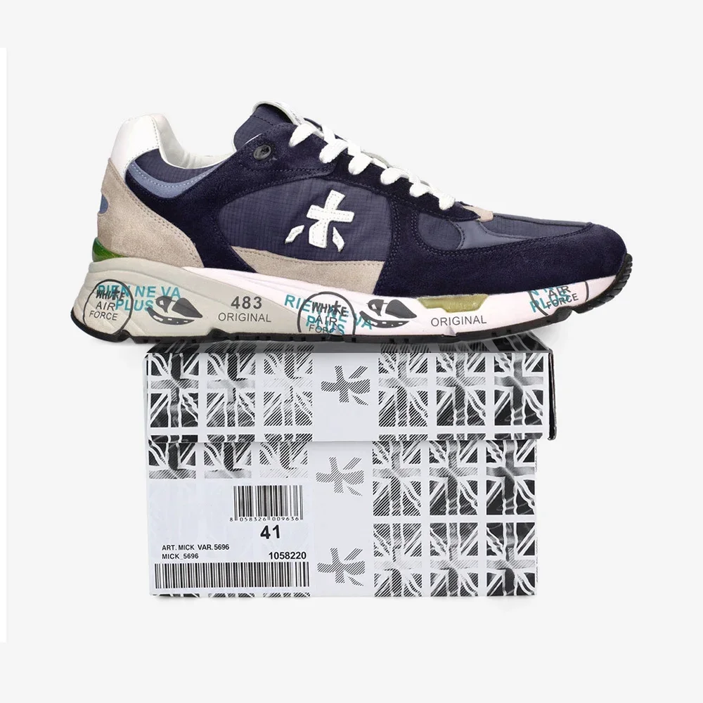 PREMIATA Мужская модная легкая роскошная замшевая повседневная спортивная обувь в