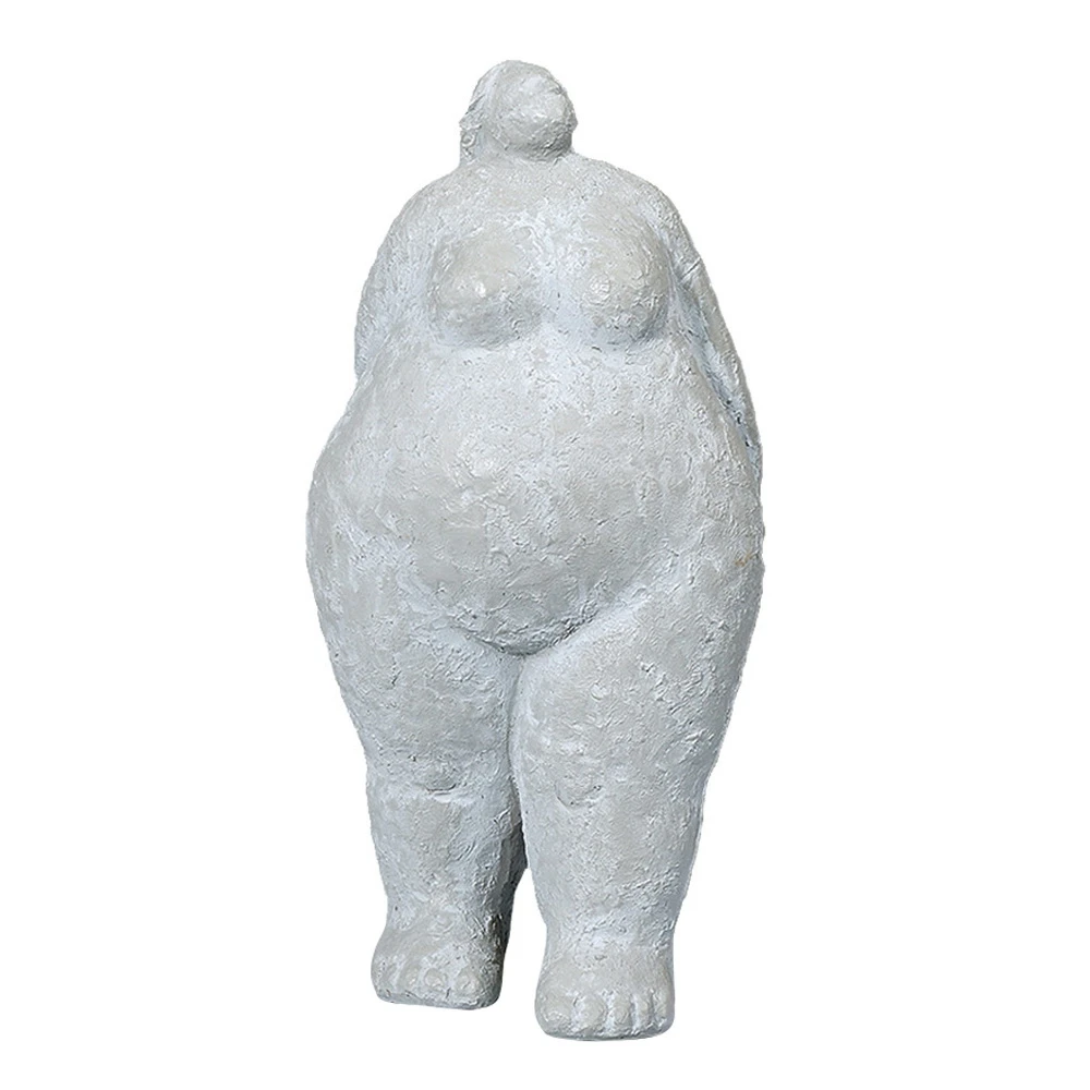 

Статуэтки абстрактной девушки из смолы в скандинавском стиле с орнаментом, винтажные сувениры ручной работы для домашнего декора стола-Walk