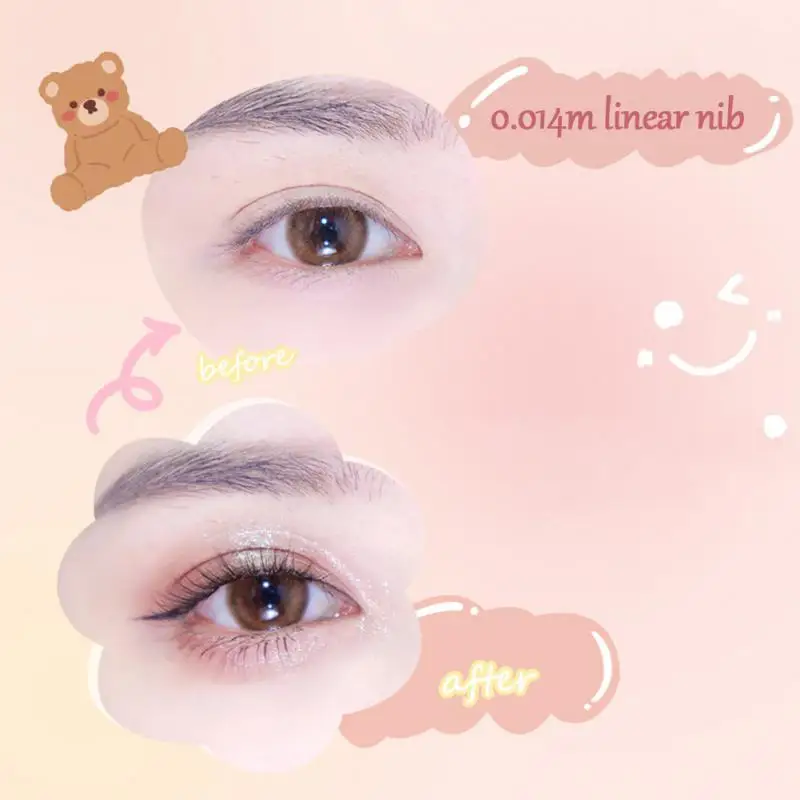 Liquid Eye Liner Waterproof Smudge Proof Quick Drying Ultra Fine Black Eyeliner For Arrows Cosmetics New