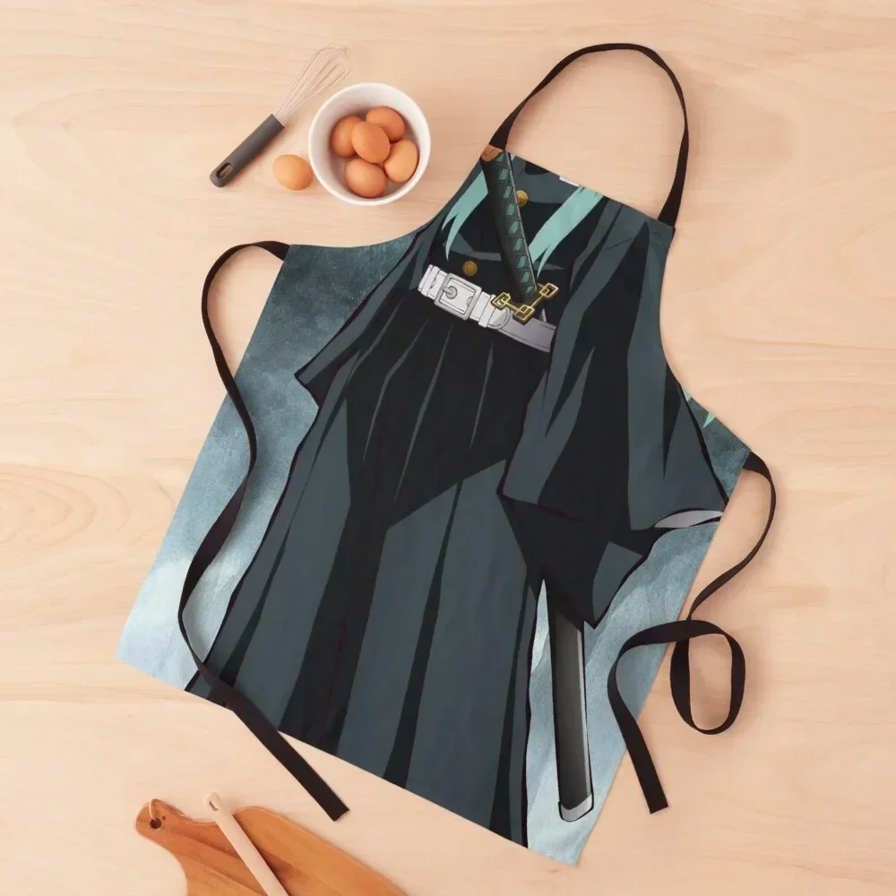 Фартук muichiro tokito //kny профессиональный парикмахерский фартук для кухни аксессуары