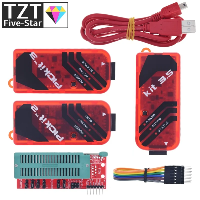 Программатор PICKit 2 PICKIT3 PICKIT3.5 + PICKIT 3 5