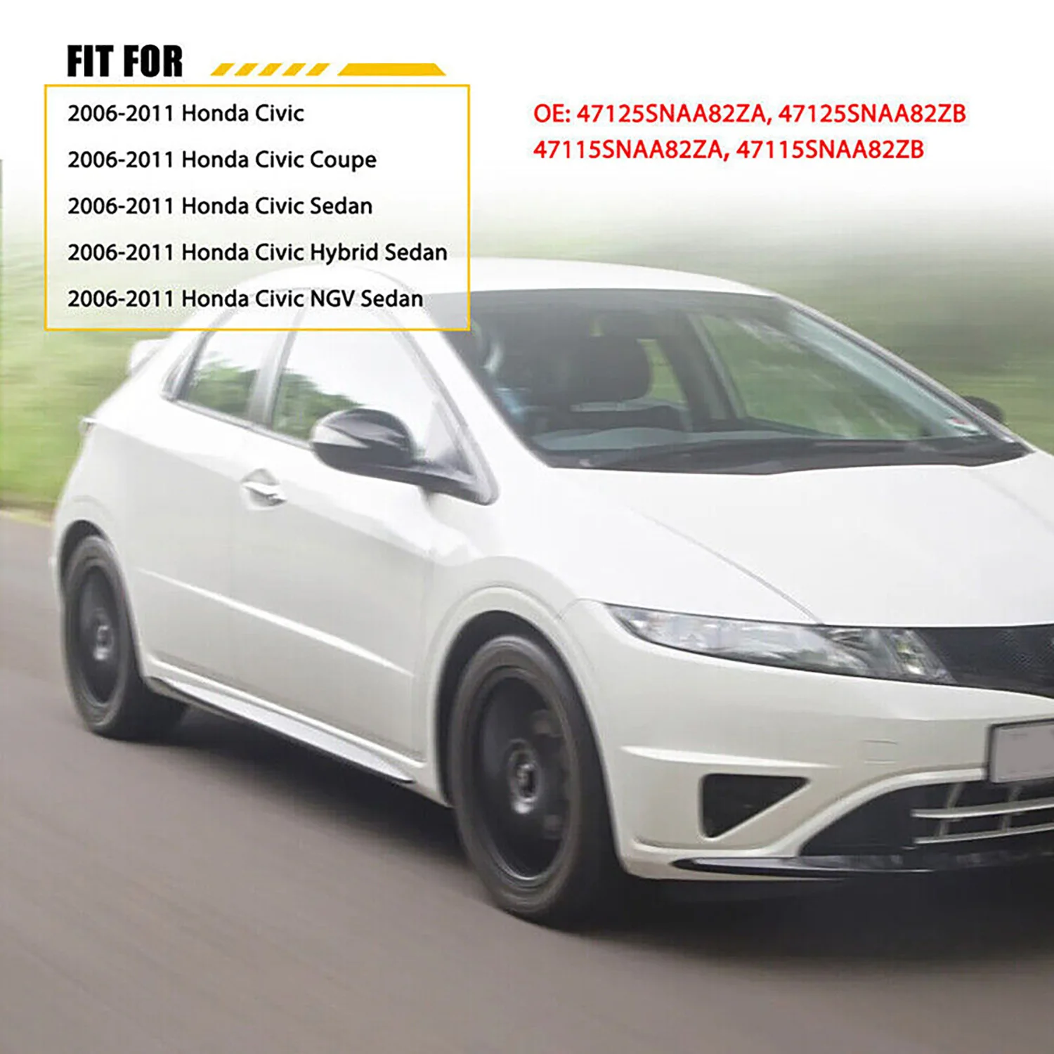 Фото Защитный чехол для ручки ручного тормоза DPGKITS, 1 шт., для Honda Civic 2006-2011, 47115-SNA-A82Z, аксессуары, оптовая продажа №3