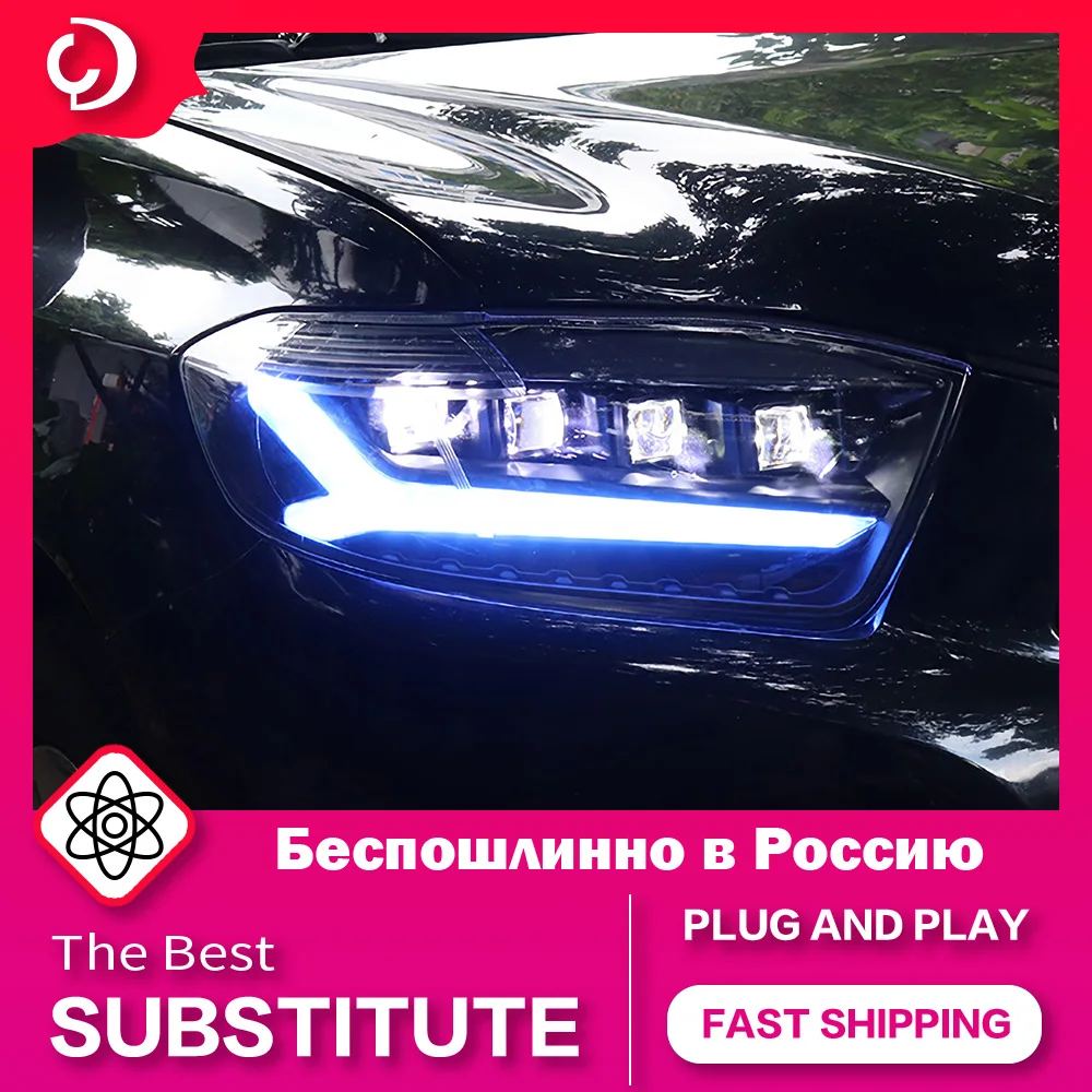 

AKD Car Styling Headlights for Toyota Highlander LED Headlight 2009-2011 DRL Head Lamp Led Projector Automotive Accessories