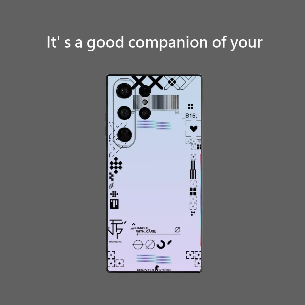 Фото Горячая мода игры CS GO наклейки чехол для телефона Samsung Galaxy S25 Ultra S22 S23 S24 Ultra S21 S20 5G защитный мягкий силиконовый чехол из ТПУ F №5