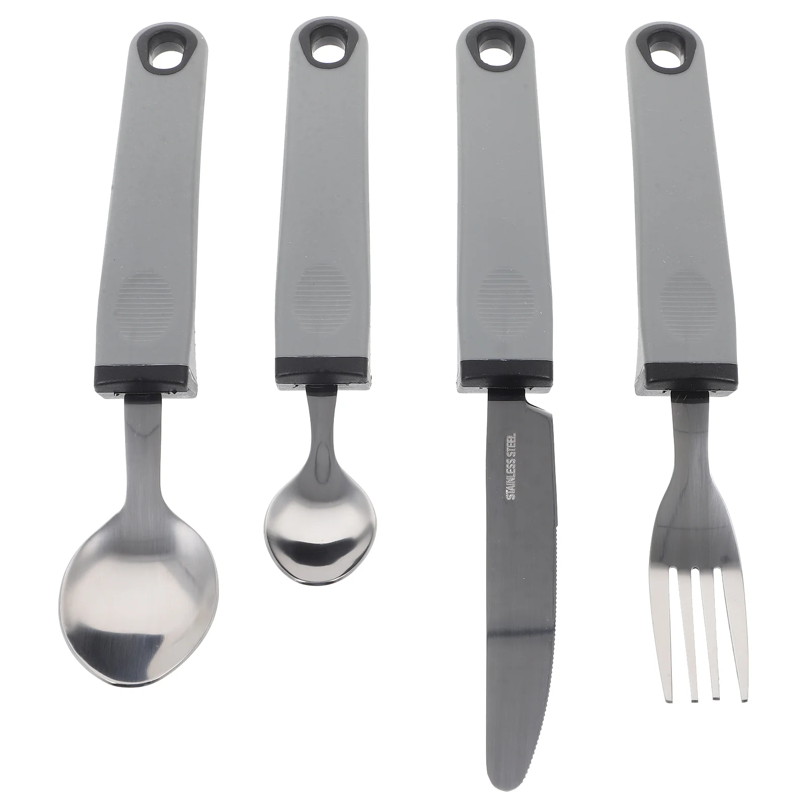 

1 Set of Convenient Adaptive Utensils Tremble Proof Utensils Elderly Tableware Utensils