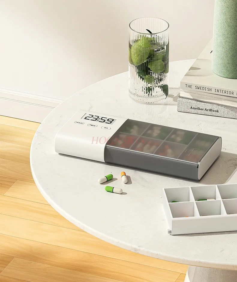 Умная медицинская коробка портативная электронная мини-коробка с таймером для