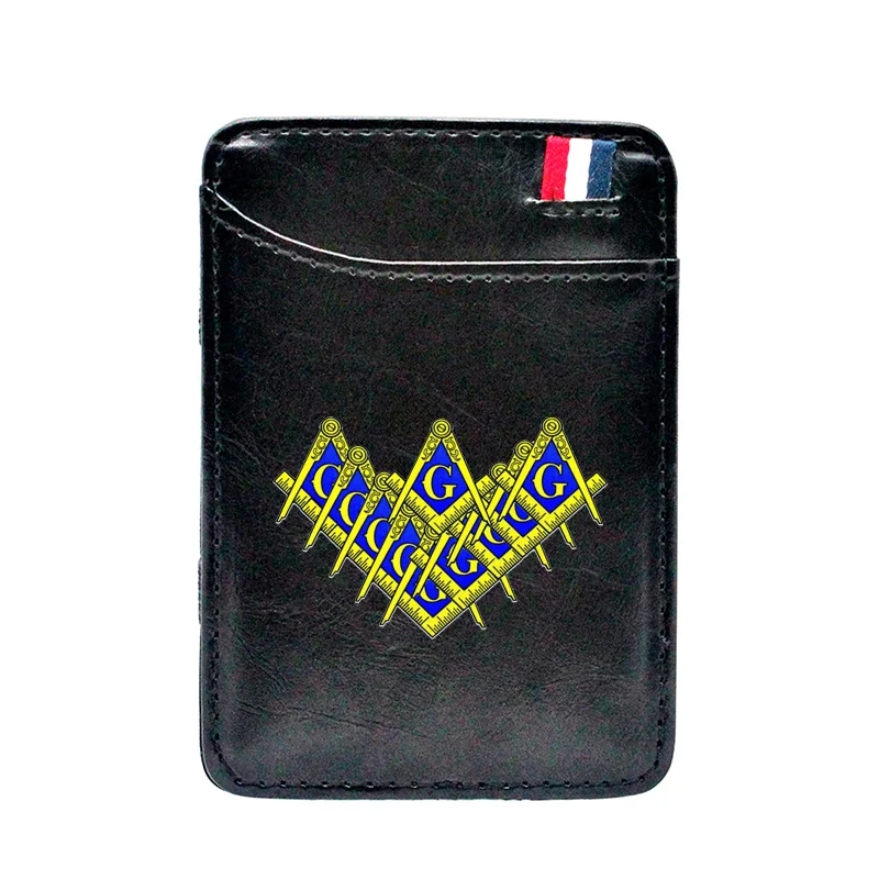 

Personality Free And Accepted Masons Logo Printing Leather Magic Wallet BE1293