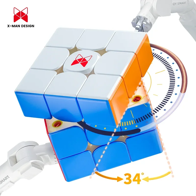 

[Picube] QiYi XMD Tornado V3M 3x3 Flagship Version Magnetic Magic Speed Cube Qiyi XMD Tornado V3 M Pioneer Version Puzzle Toys