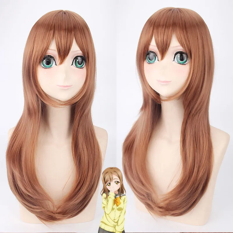 

LoveLive Sunshine Kunikida Hanamaru, парики для косплея средней длины, женские Искусственные волосы 60 см, синтетические аксессуары вечерние