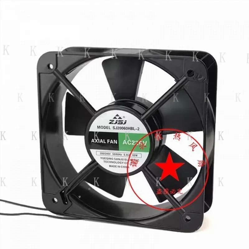 Вентилятор осевой SJ20060HBL-2 AC220V240V 0.45A 65W 200*200*60MM (1 шт.) (art.: 3920dbf57ec37) - 3920dbf57ec37