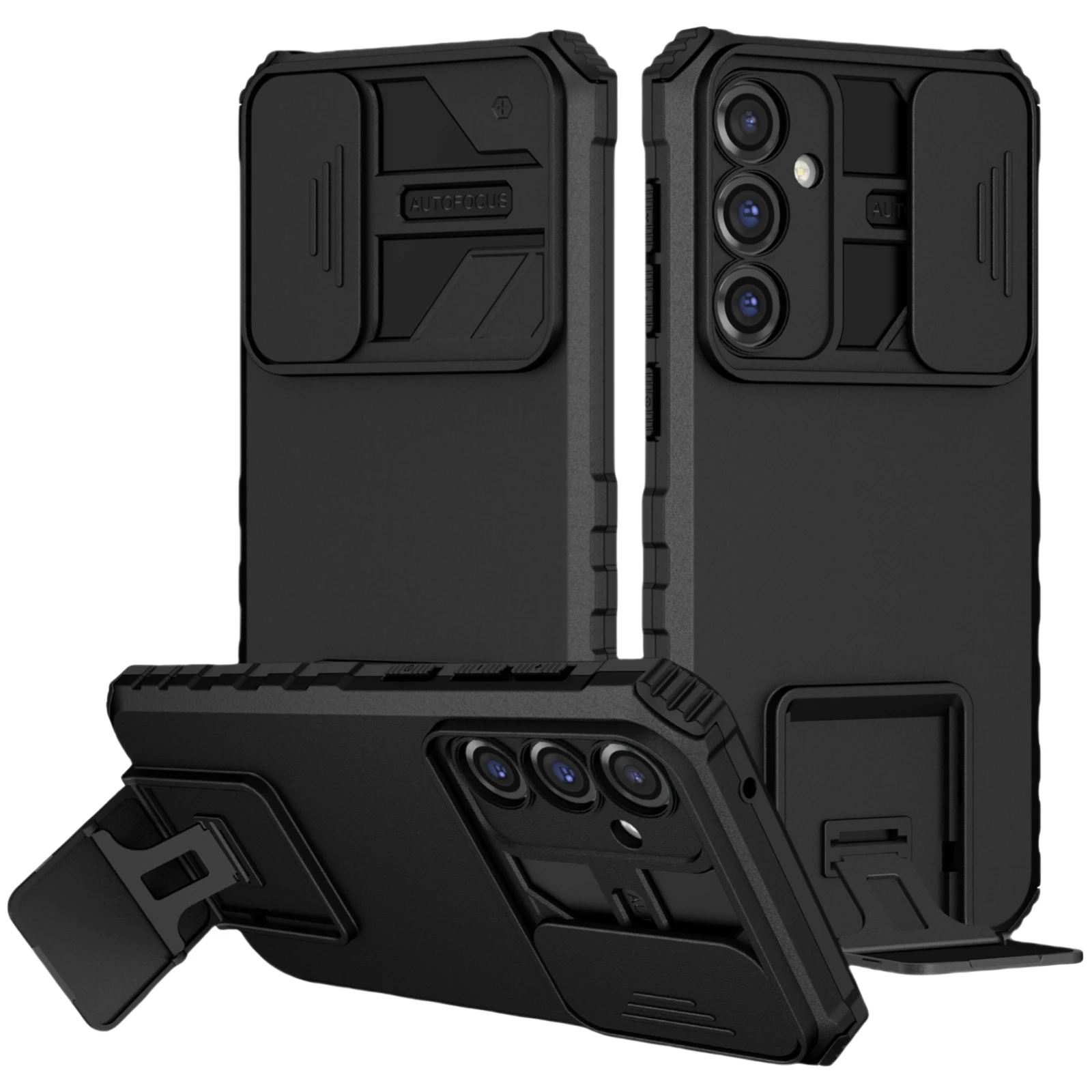 Military Protection Hard Case for Samsung Galaxy S24 FE Ultra Plus 5G Stand Cover