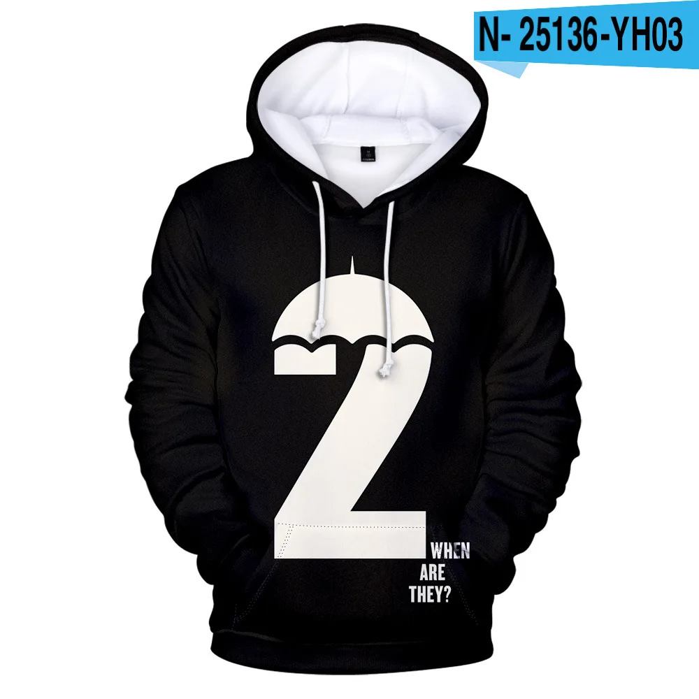 

Fashion 2020 New Men's Umbrella Academy First Season 3D Printing Digital Sweatshirt Men Women Casual Hoodie Long Sleeve Pullover