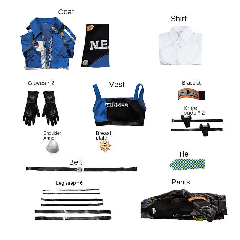 Новая Униформа Eridu для игры Zenless Zone Zero Zhu Yuan косплея специальных расследований