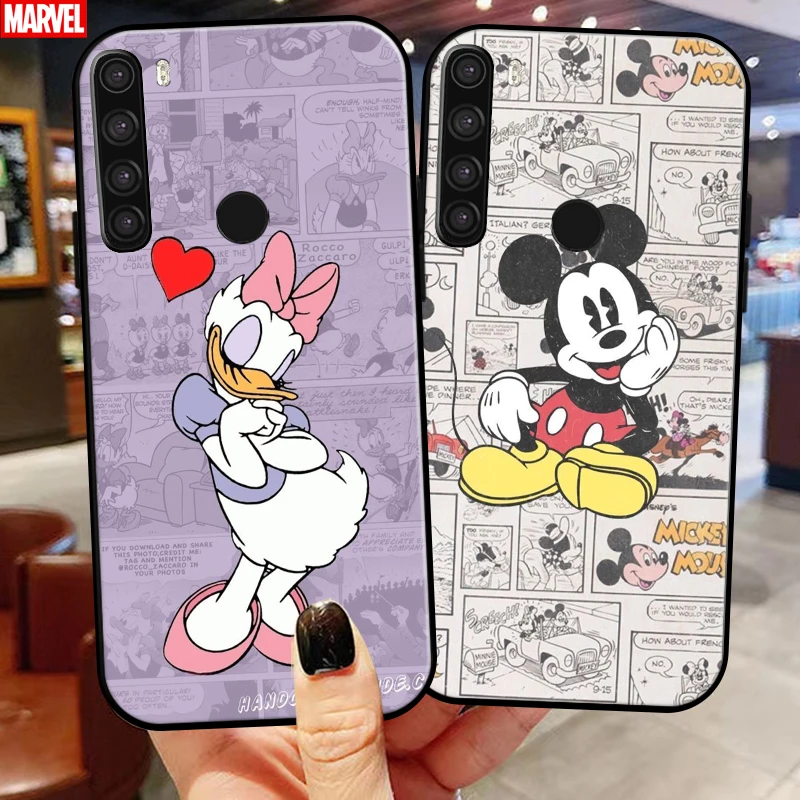 

Cartoon Mickey Minnie Mouse Duck For Xiaomi Redmi Note 8 8T 8 Pro For Redmi 8 8A Phone Case Carcasa Soft Liquid Silicon Back
