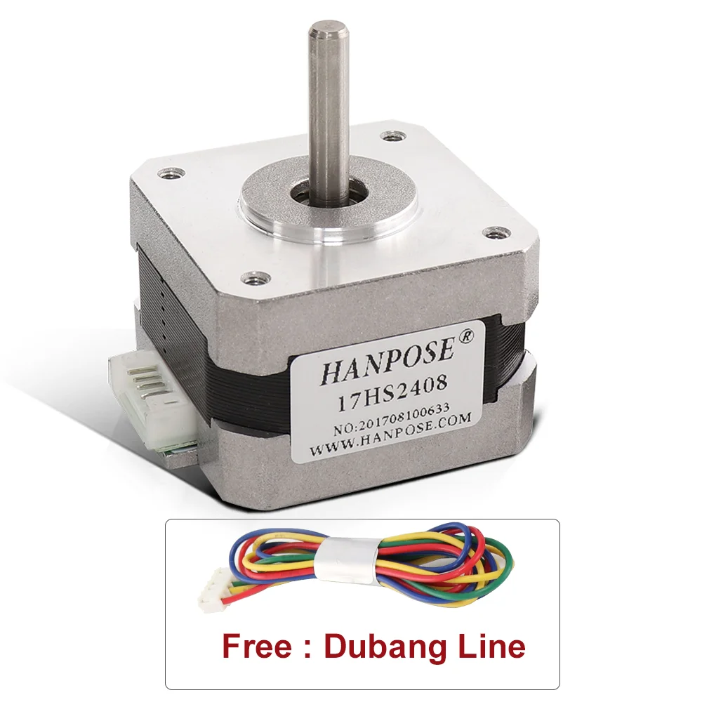 1 шт. 17HS2408 0 6A 12N.CM 4-выводной шаговый двигатель Nema17 42 42BYGH CE ROSH ISO с ЧПУ лазерная