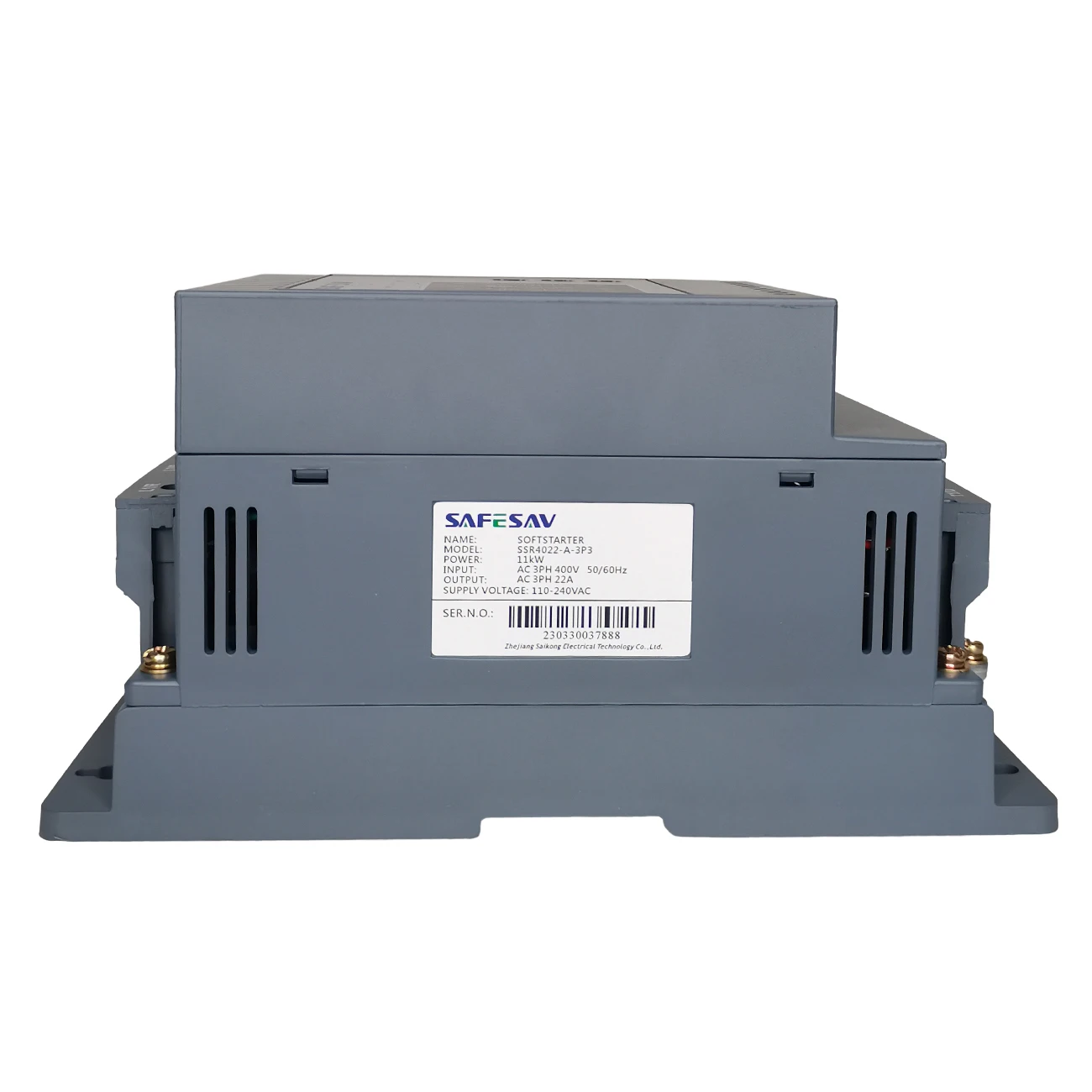 3-фазный регулятор 11KW 400V 22A SSR series 50/60Hz встроенный отводной кондиционер стартеры Ac