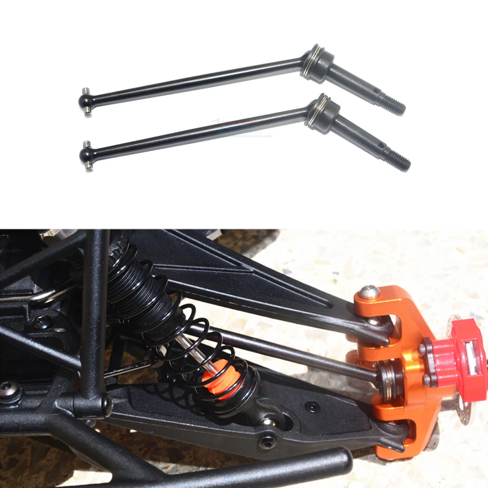 

GPM Metal steel Front CVD Drive shaft universal joint dog bones LOS232009 for LOSI 1/10 Baja Rey Upgrade Accessories