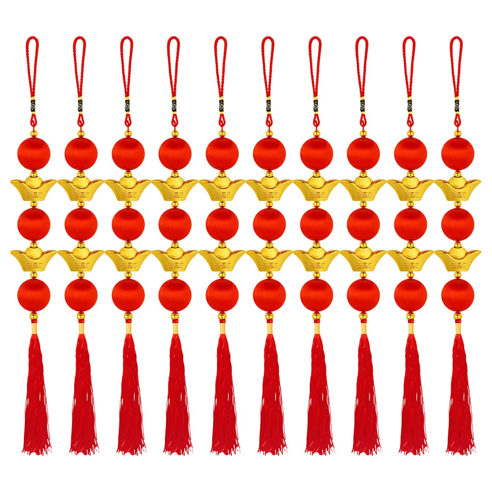 

Chinese Hanging Year Pendant Knot New Lucky Ornaments Festival Luck Good Ornament Decorations Spring Traditional Lanterns