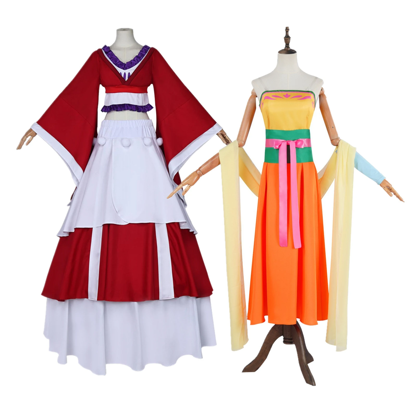 Фото The Apothecary Diaries Maomao Косплей Костюм Аниме Женское Красное Платье Hanfu Танцевальное Платье Кимоно Сценическое Представление Хэллоуин Комплект №1